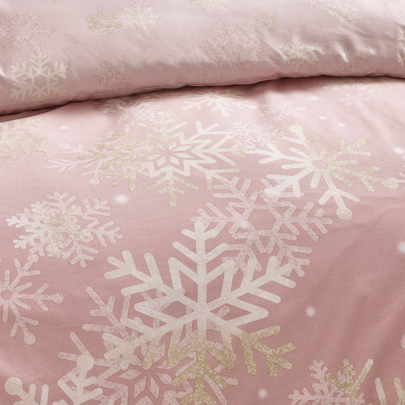 Baby It's Cold Outside Reversible Duvet Cover Set, Single Duvet Cover + 1 Standard Pillowcase