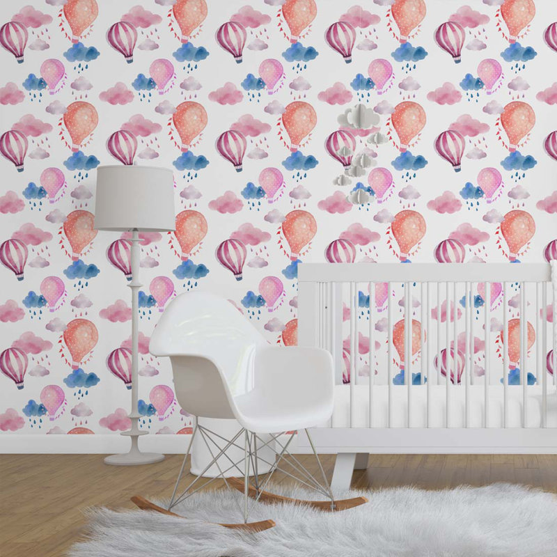Rouleau de papier peint adhésif Hombach Kids L 10,5 pi x l 24 po