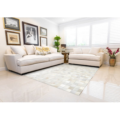 Charlie-Jo Cowhide Geometric Indoor Rug