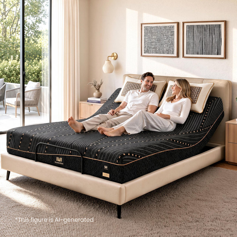 Matelas moelleux en mousse viscoélastique gélifiée 12 po avec housse Ice-Tech, 12", King