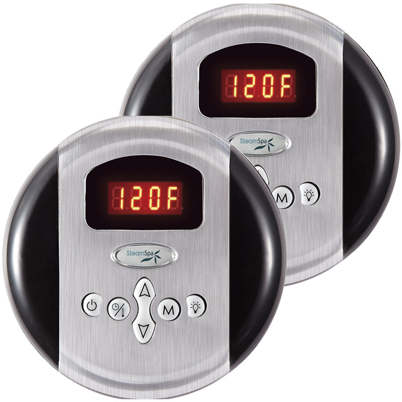 Steam Generator Control, Brushed Nickel