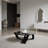Alien-shaped shiny cloud coffee table