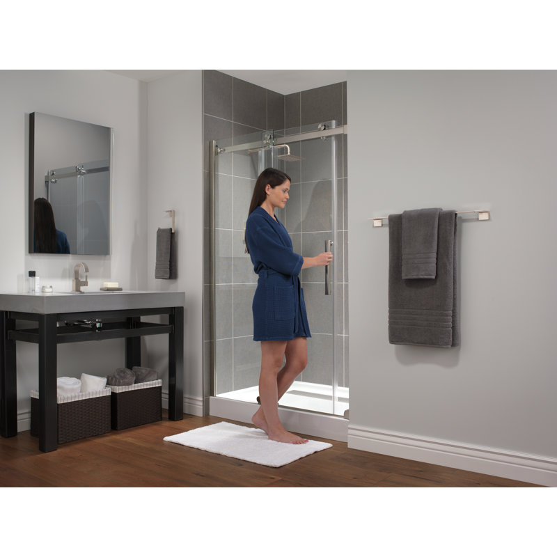 Vero Single Hole Bathroom Faucet with Drain Assembly, Single Handle Bathroom Sink Faucet, Brilliance Stainless