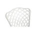 Ensemble bistro en fonte d'aluminium 3 pièces - 2 chaises et 1 table ronde avec coussin blanc pour les jardins, les patios, les balcons et l'installation facile