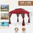 11 Ft. W x 11 Ft. D Pop Up Canopy Patio Gazebo with Mesh Wall-94240918