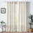 Semi Sheer Rod Pocket Farmhouse Textured Curtains-391720890-391720871