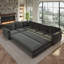 Canapé modulaire en L avec lit escamotable