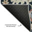 Premium Machine Washable Prisco Black Rug-1803374811
