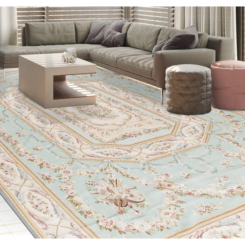 Aubusson Renaissance Wool Oriental Area Rug