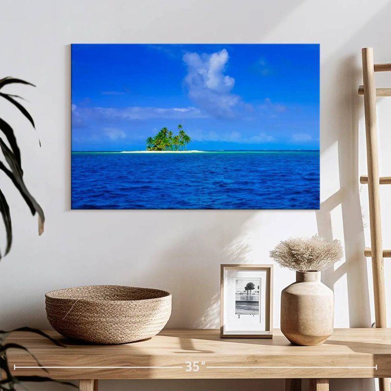 Gillard San Blas - bleu océan, H 16 po x l 24 po