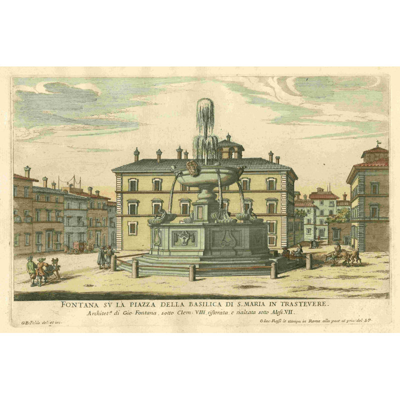 Fontaine italienne II, H 8 po x l 12 po