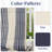 Chris Striped Linen Blend Textured Light Filtering Semi Sheer Rod Pocket Back Tab Curtains-468523334-454050312