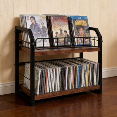 Manufactured Wood,Metal 29.7cm H Media Shelves