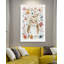 Fleurs et amis chouette - reproduction sur toile-1140668068-1140665276