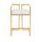 Ive Upholstered Counter Stool with Metal Frame-374631230