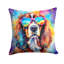 Coussin décoratif Cavalier Spaniel Hippie Dawg