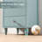 18" Freestanding Small Bathroom Vanity Base Only, Sink Not Included, Decorative Wavy Edge-108213529