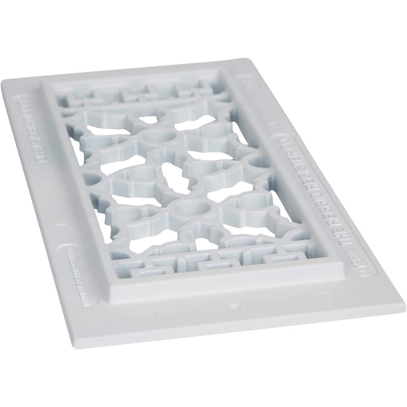 Grille en aluminium Regrol, Blanc, 4 po x 10 po