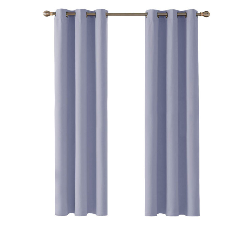 Quantrell Blackout Curtain Pair, 42cm Width x 160cm Drop