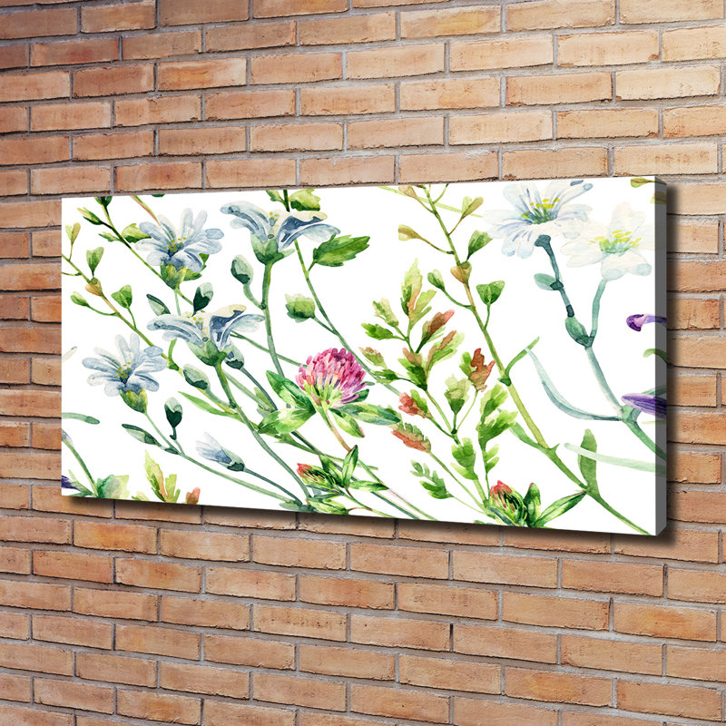 Wild Flowers - Wrapped Canvas Print