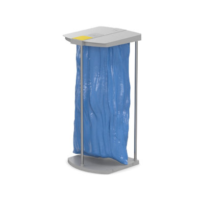 ProfiLine MSS Design XXXL Aluminum Manual Lift Recycling Bin - 120L