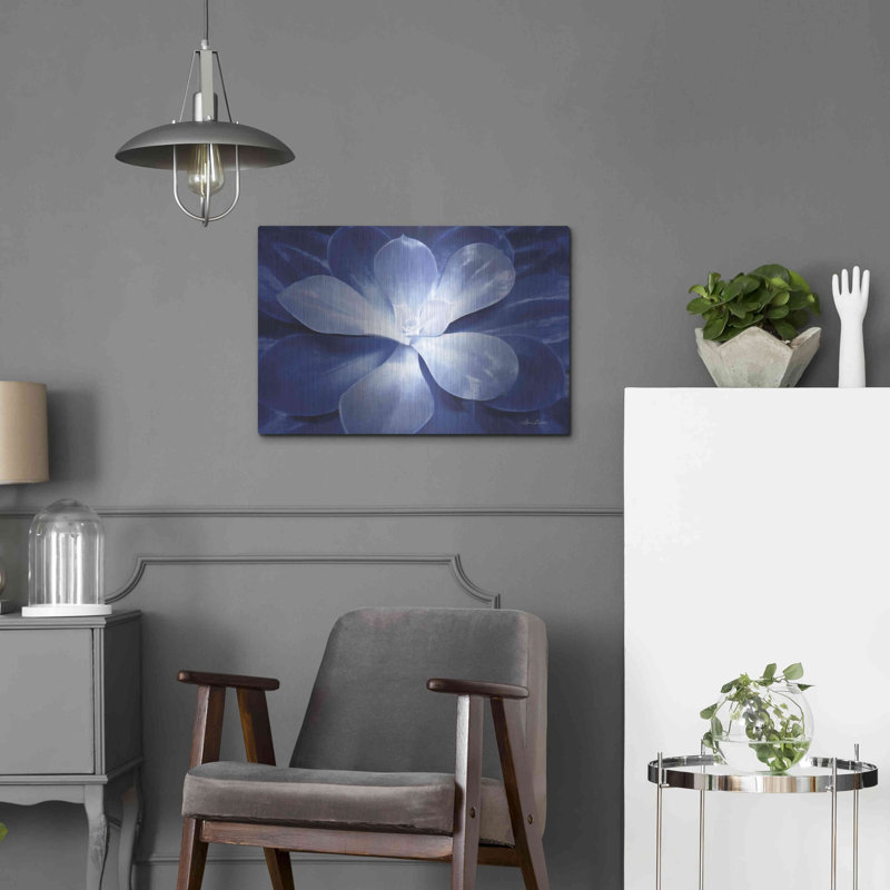 Blue Succulent II par Lori Deiter, H 16 po x l 24 po