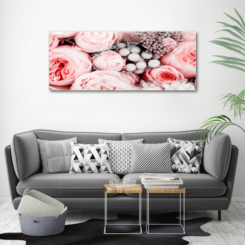 Bouquet Of Flowers - Wrapped Canvas Print