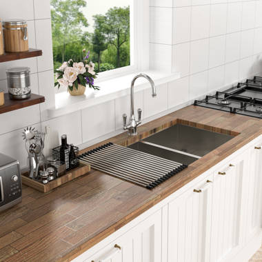 Lexo 30'' L Undermount Single Bowl Stainless Steel Kitchen Sink