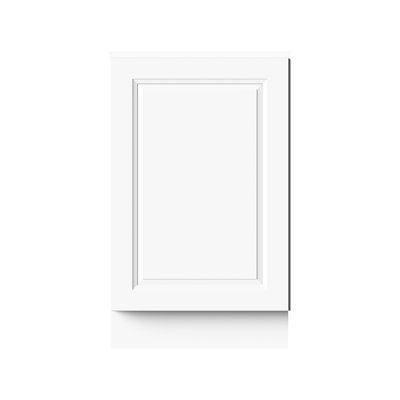 Armoire de cuisine à porte pleine grandeur L 21 po x P 24 po x H 34,5 po prête à assembler