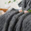 Couverture en molleton gris Sherpa-119457225-119457229