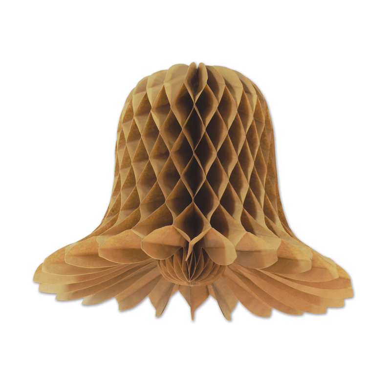 Cloches en papier Kraft - paquet de 12, Brun