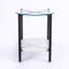 Table de bout avec rangement en marbre et verre Ansted-1617136653-1617136688