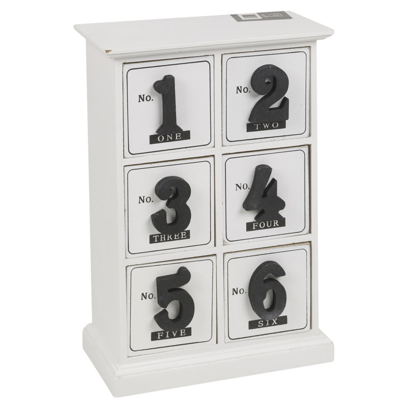 Gilby 30cm W 6 - Drawer Chest of Drawers