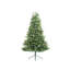 6FT Green Artificial Virginia Spruce Christmas Tree with 1034 Fire Retardant Tips and Metal Stand