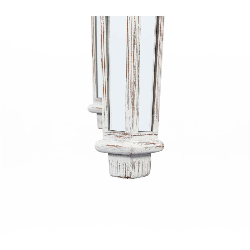 Table basse à miroir argenté, Argent argent