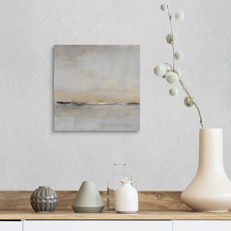 «Horizontal Flow II» par Tim O'Toole - Peinture sur toile, Toile tendue, H 12 po x l 12 po, Sans cadre