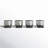 George Hammered Concave Napkin Ring Set