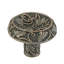 ROOKWOOD KNOB IN FLORENTINE PLATE-1333808229