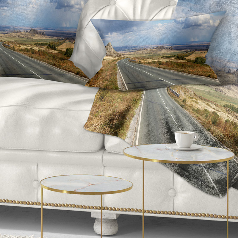 Coussin lombaire Printed Road in East