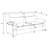 2-piece Upholstered Padded Arm Sofa Set Grey