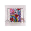 Tapis décoratif multicolore lavable à la machine multicolore-1041329508