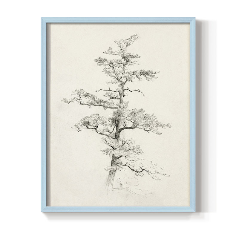 Reproduction encadrée rétro XC - bois massif, H 21 po x l 17 po, Bleu