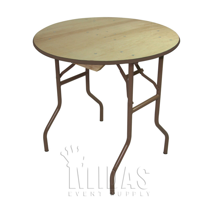 Elite Circular Folding Table, 30" H x 72" W x 72" D