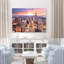 «Kerriana New York City NYC Cityscape in Glowing Light», reproduction de photo sur toile tendue-1845478570