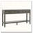 62.2'' Farmhouse Entryway Table with 3 Drawers, Painted Console Table with Bottom Shelf & Iron Handles-1628500482