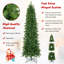 Arbre de Noël artificiel vert 7,5 'avec lumières DEL-941974979