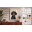 Black and Tan Portrait Modern - Wrapped Canvas-457937812-457937819
