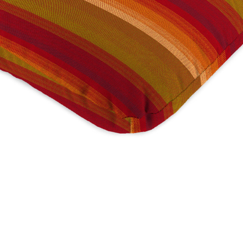 22" x 45" Sunbrella Outdoor Chair Cushion with Ties and Loop, Astoria Sunset