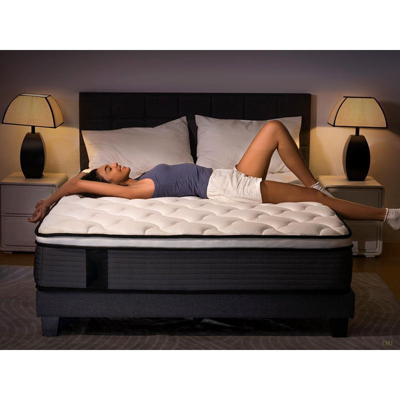 Matelas hybride à ressorts ensachés 10 po, Lit double