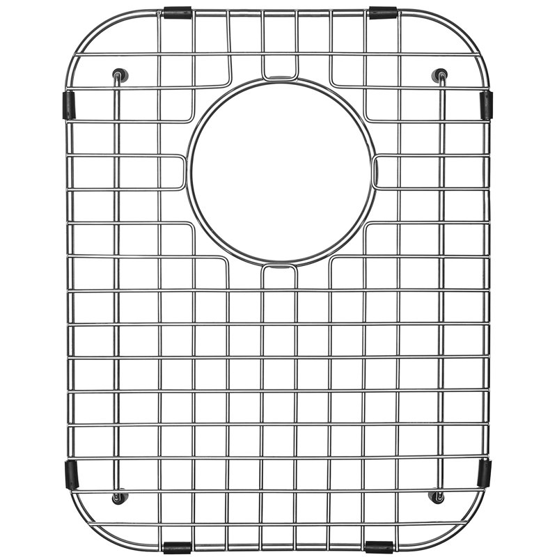 11.85-in x 15.47-in Rear Drain Heavy-Duty Stainless Steel Sink Grid